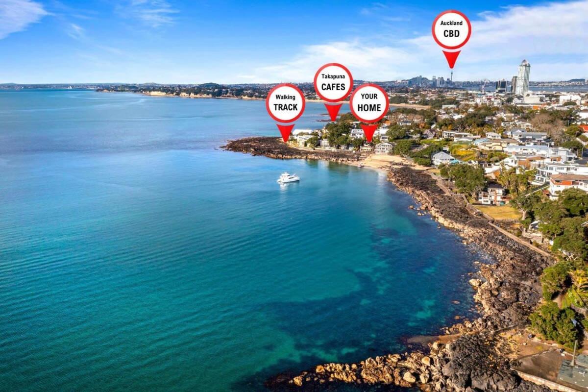 Takapuna Beachfront W Stunning Views Auckland Zewnętrze zdjęcie